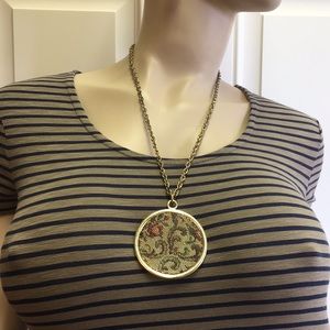 Tapestry Pendant Necklace 5/$25